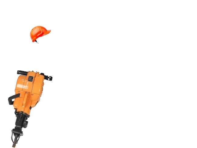 Constructoshark, the WhitePointerNet shark character, working on a jackhammer while the new website is being built.